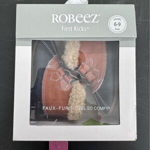 Robeez Copper Leather Baby Shoes